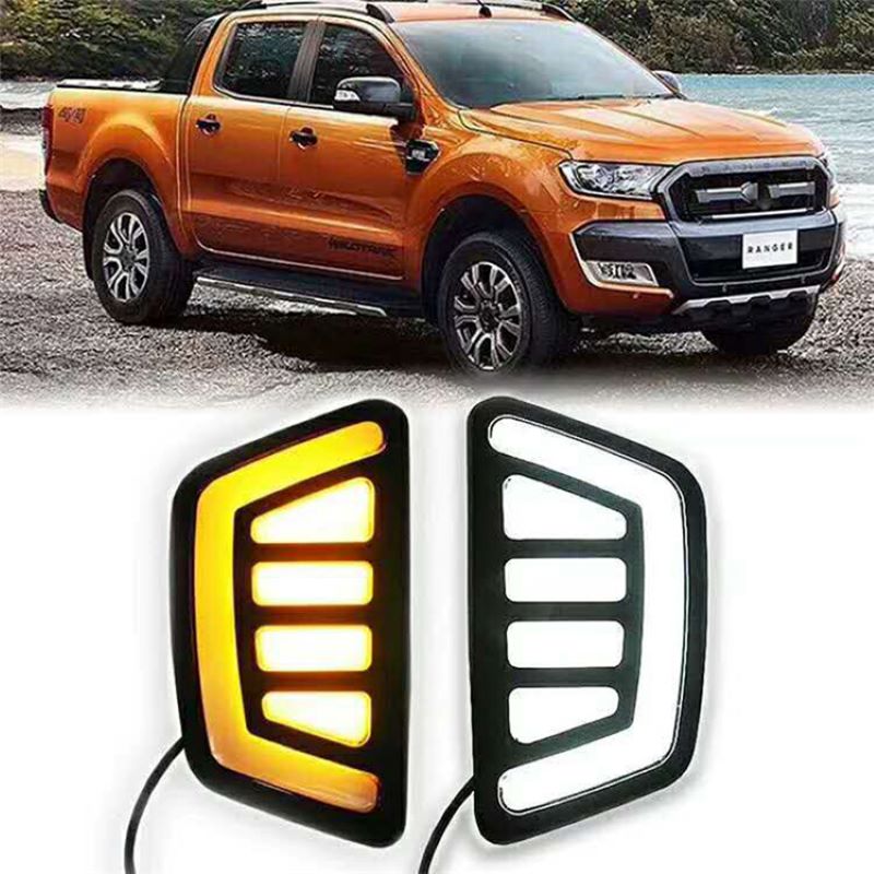 Дневни светлини за Ford Ranger 2017,Girlle с светодиодна светлина за Ford Ranger 2017