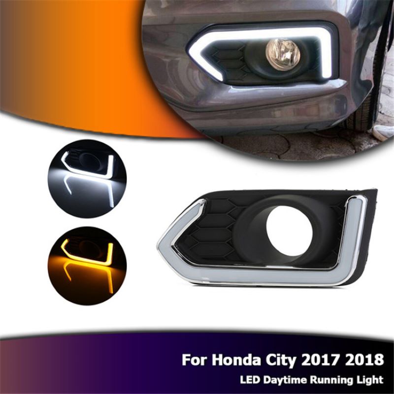 Дневни светлини за Honda City 2017,2018,Foglamp for Honda City 2017